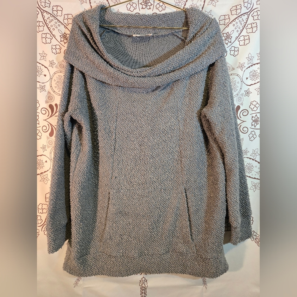 Altar'd State Gray Knobby Textured Hoodie